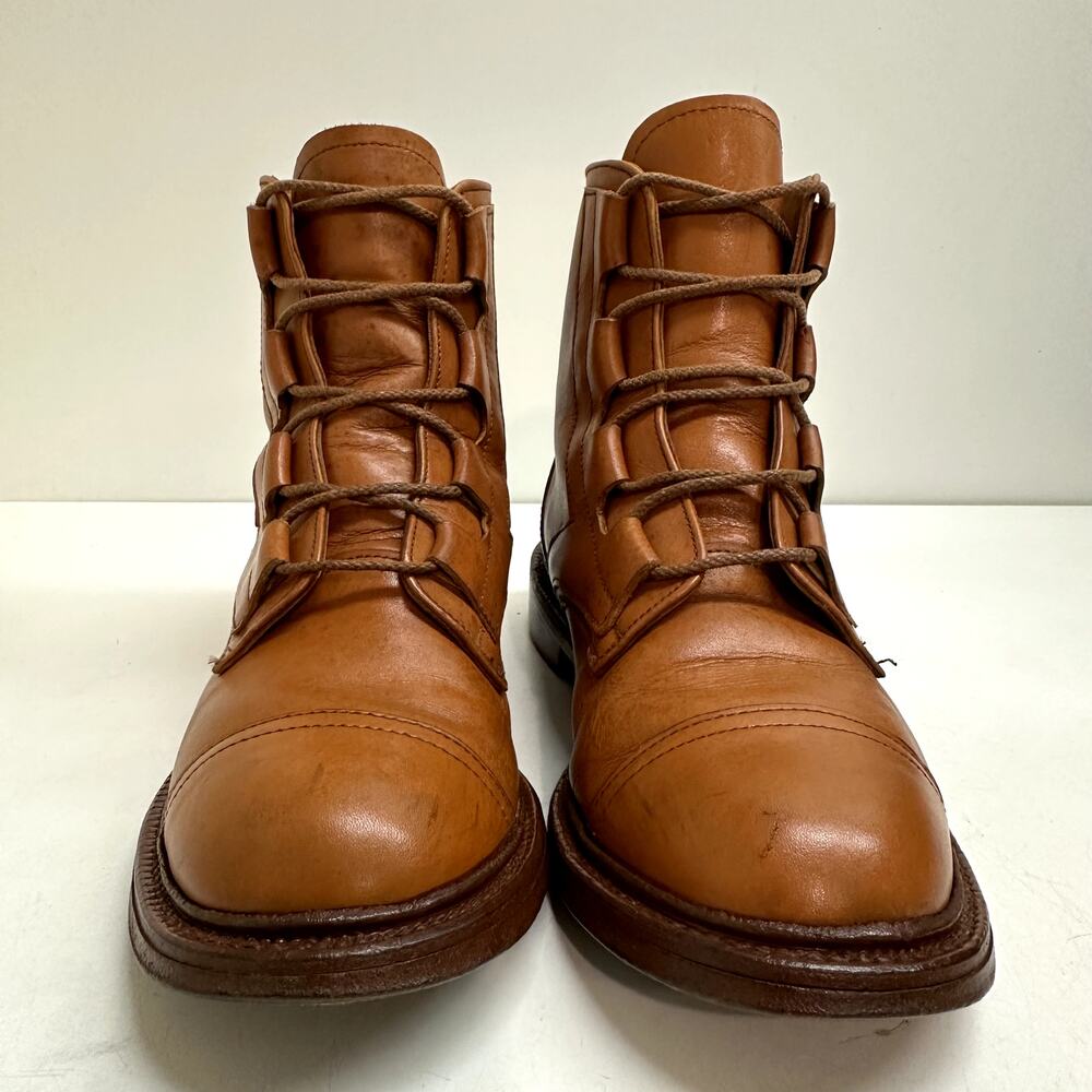 VGUC Tricker's Women;s Brown Cap Toe Boots RARE Made in England UK 5 / US 6 - Picture 3 of 13